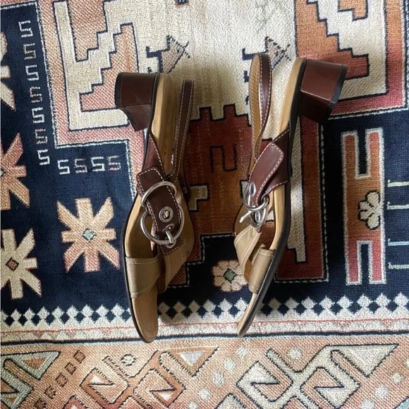 Brown Leather Sandals - Picture 2 of 9